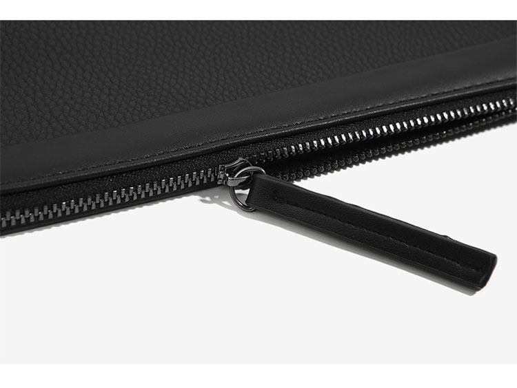 Whatna 革 セカンドバッグ メンズ クラッチ バッグ ファイルバッグ 封筒袋 A4  Ipad 10.5収納可 結婚式 披露宴 バッグ カジュアルフォーマル ビジネス 冠婚葬祭 バッグ 男性用 紳士用  黒 CP029-4