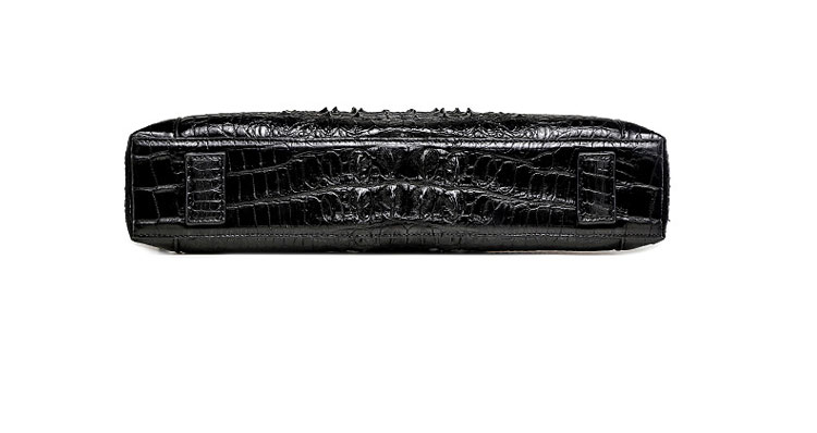 Whatna ワニ革 本革 ビジネス バッグメンズ 2way ショルダー 手提げバッグ 2室仕切 ペン挿し×2 クロコダイル革 ブリーフケース 15.6インチPC対応 旅行 出張 通勤 通学 就活 面接 バッグ かばん 男性用 G1100-4