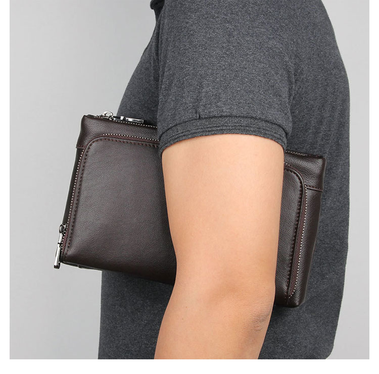 Whatna 2way 天然 牛革ミニセカンド バッグ メンズ バッグ 手持ちバッグ カード入れ 小銭入れ 札入れ カード 6枚収納 本 革 B5ビジネス カジュアル フォーマル 冠婚葬祭 結婚式 二次会 披露宴バッグ-8