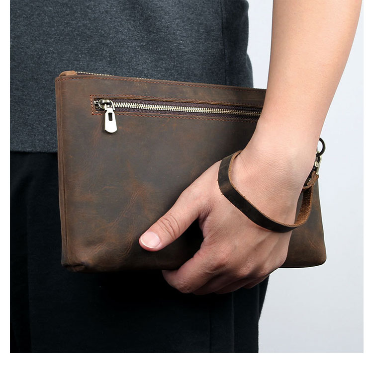 Whatna 2way 天然 牛革ミニセカンド バッグ メンズ バッグ 手持ちバッグ カード入れ 小銭入れ 札入れ RFID スキミング防止カード 6枚収納 本 革 B5ビジネス カジュアル フォーマル 冠婚葬祭 結婚式 二次会 披露宴バッグ-10