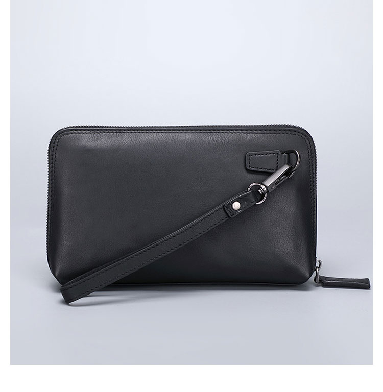 Whatna 2way 天然 牛革ミニセカンド バッグ メンズ バッグ 手持ちバッグ カード入れ 小銭入れ 札入れ カード 6枚収納 本 革 2室仕切 ビジネス カジュアル フォーマル 冠婚葬祭 結婚式 二次会 披露宴バッグ-3