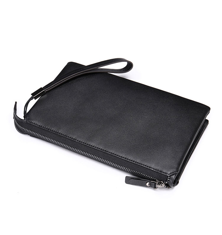 Whatna 2way 天然 牛革 セカンドバッグ メンズ クラッチ バッグ 手持ちバッグカード入れ 小銭入れ 札入れカード 10枚収納 4室仕切 本 革 ビジネス カジュアル フォーマル 冠婚葬祭 結婚式 二次会 披露宴バッグ-5