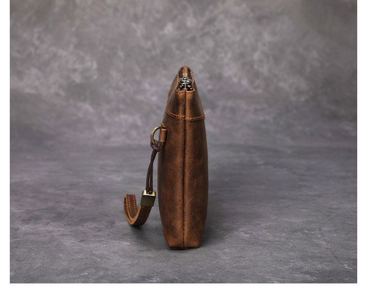 Whatna 2way 天然 牛革 セカンドバッグ メンズ クラッチ バッグ 手持ちバッグRFID スキミング防止 カード入れ 小銭入れ 札入れカード 6枚収納 本 革 B5ビジネス カジュアル フォーマル 冠婚葬祭 結婚式 二次会 披露宴バッグ-3