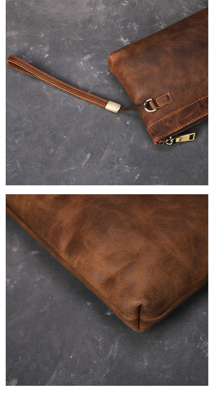 Whatna 2way 天然 牛革 セカンドバッグ メンズ クラッチ バッグ 手持ちバッグRFID スキミング防止 カード入れ 小銭入れ 札入れカード 6枚収納 本 革 B5ビジネス カジュアル フォーマル 冠婚葬祭 結婚式 二次会 披露宴バッグ-10