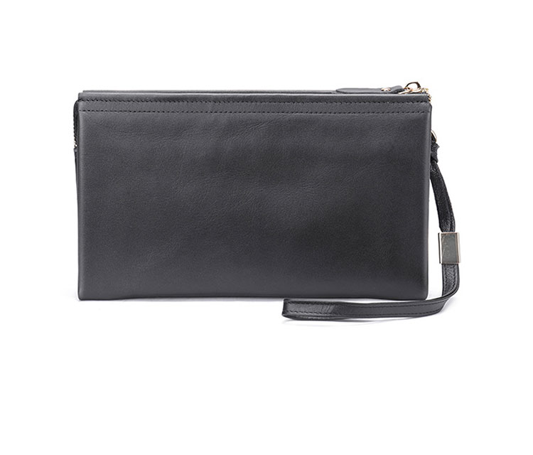 Whatna 2way 天然 牛革 セカンドバッグ メンズ クラッチ バッグ 手持ちバッグカード入れ 小銭入れ 札入れカード 6枚収納 3室仕切 本 革 ビジネス カジュアル フォーマル 冠婚葬祭 結婚式 二次会 披露宴バッグ-4