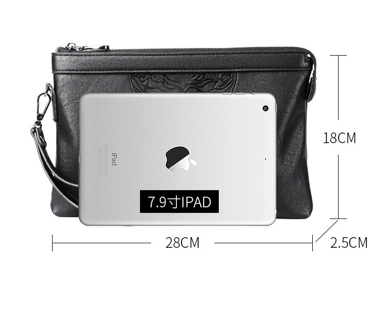 Whatna 2way 天然 牛革 セカンドバッグ メンズ バッグ クラッチ バッグ 本革 厚手 レザー B5カード6 枚収納可 小銭入れ 札入れ手持ちバッグ 結婚式 バッグ フォーマル ビジネス 冠婚葬祭 バッグ 男性用 紳士用 黒 HB0130-3