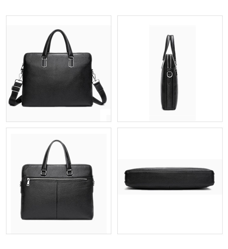Whatna 天然 牛革 ビジネス バッグメンズ 2way ショルダー 手提げバッグ 2室仕切 ブリーフケース 14インチPC対応 旅行 出張 通勤 通学 就活 面接 バッグ かばん 男性用 WA78-5A-2