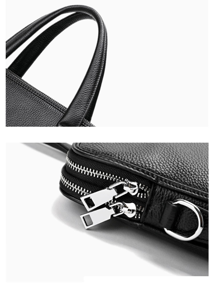 Whatna 天然 牛革 ビジネス バッグメンズ 2way ショルダー 手提げバッグ 2室仕切 ブリーフケース 14インチPC対応 旅行 出張 通勤 通学 就活 面接 バッグ かばん 男性用 WA78-5A-7