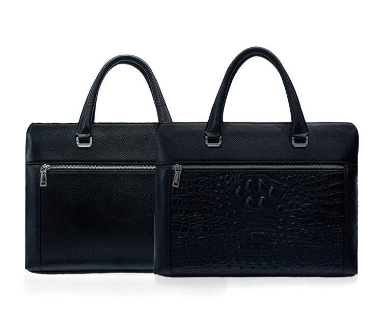 Whatna 天然 牛革 ビジネス バッグメンズ 2way ショルダー 手提げバッグ ダブルファスナー ブリーフケース 14インチPC対応 旅行 出張 通勤 通学 就活 面接 バッグ かばん 男性用 WA88-1