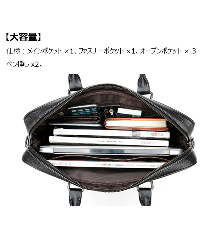 Whatna ビジネスバッグ メンズ 2wayショルダー 手提げ 厚手 Whatna ビジネスバッグ メンズ 2wayショルダー 手提げ 厚手