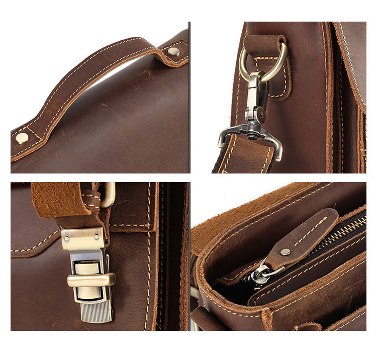 Whatna 天然 牛革セカンド バッグ メンズ 3way 斜め掛け 手提げバッグ クラッチ ショルダーバッグ 小さいショルダーベルト付属 2本入ペンホルダー付き 結婚式 バッグ ビジネス フォーマル 冠婚葬祭 バッグ紳士用 自転車かばん 男性用プレゼント6681-4