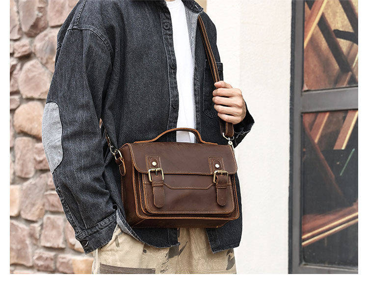 Whatna 天然 牛革セカンド バッグ メンズ 3way 斜め掛け 手提げバッグ クラッチ ショルダーバッグ 小さいショルダーベルト付属 2本入ペンホルダー付き 結婚式 バッグ ビジネス フォーマル 冠婚葬祭 バッグ紳士用 自転車かばん 男性用プレゼント6681-6