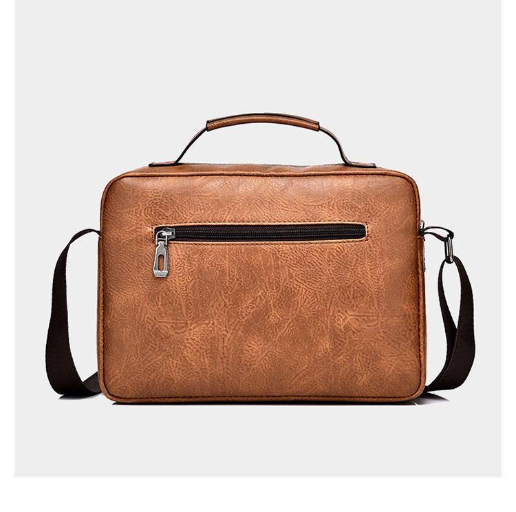 Whatna 革 ショルダーバッグ メンズ 2way 斜め掛け ボディバッグ 胸バッグ 手提げバッグ セカンドバッグ 手持げバッグ 横型Ipad 10.5収納可 カジュアル フォーマル ビジネス 通学 通勤 肩掛けバッグ 自転車かばん プレゼント男性D241-3