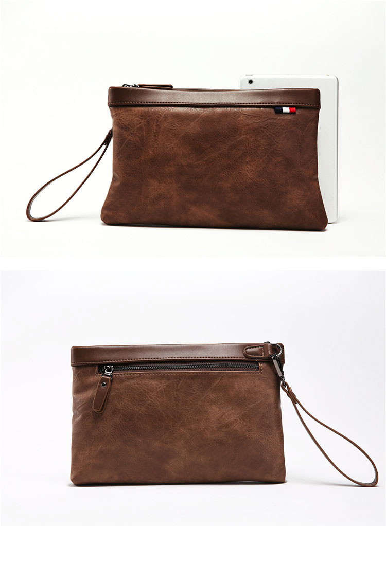 Whatna 2way 革 セカンドバッグ メンズ バッグ クラッチ バッグ 本革 厚手 レザー B5 IPAD9.7収納可 手持ちバッグ 結婚式 バッグ フォーマル  ビジネス 冠婚葬祭 バッグ 男性用 紳士用1766+7-1