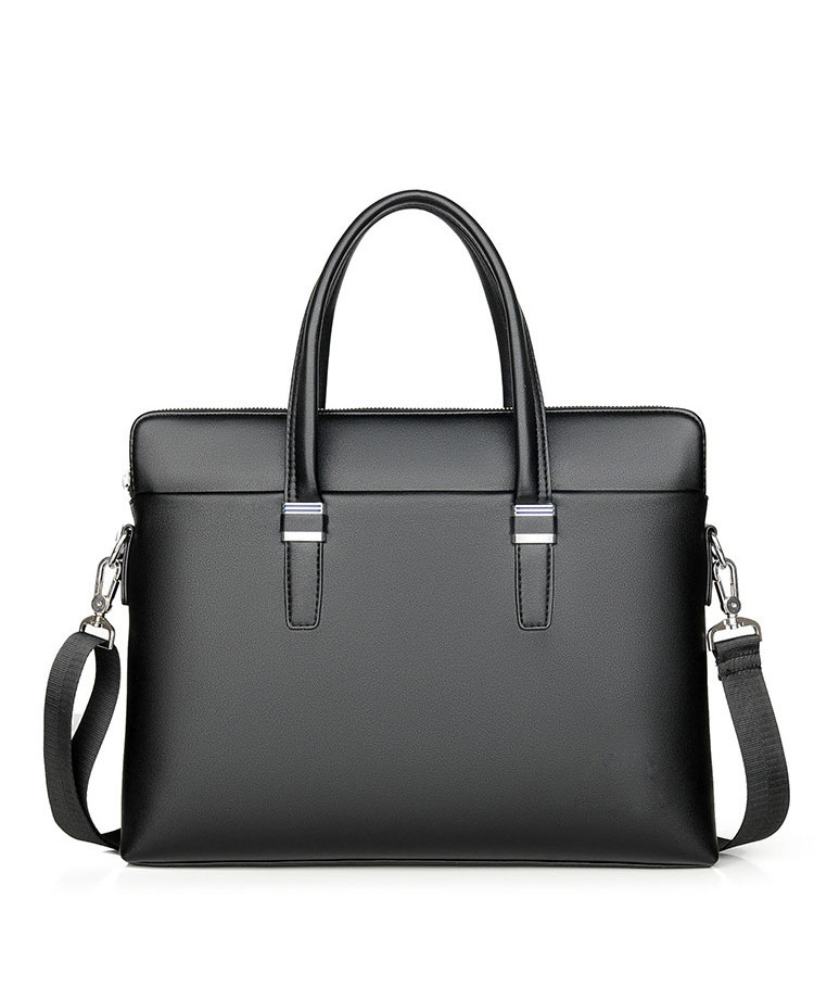 Whatna ビジネスバッグ メンズ 2wayショルダー 手提げ 厚手 レザー 大容量 ブリーフケース A4 15.6インチPC対応 旅行 出張 通勤 通学 就活 面接 バッグ かばん 男性用ブラウン 黒WA109-1