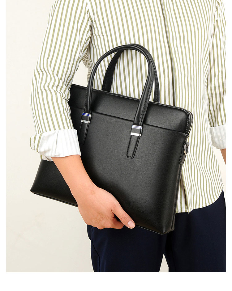 Whatna ビジネスバッグ メンズ 2wayショルダー 手提げ 厚手 レザー 大容量 ブリーフケース A4 15.6インチPC対応 旅行 出張 通勤 通学 就活 面接 バッグ かばん 男性用ブラウン 黒WA109-10