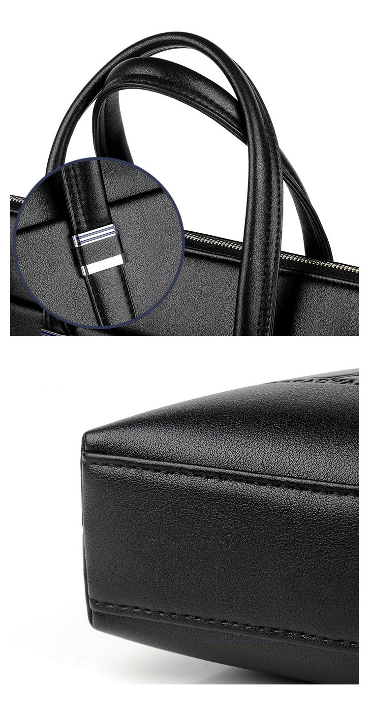 Whatna ビジネスバッグ メンズ 2wayショルダー 手提げ 厚手 レザー 大容量 ブリーフケース A4 15.6インチPC対応 旅行 出張 通勤 通学 就活 面接 バッグ かばん 男性用ブラウン 黒WA109-8