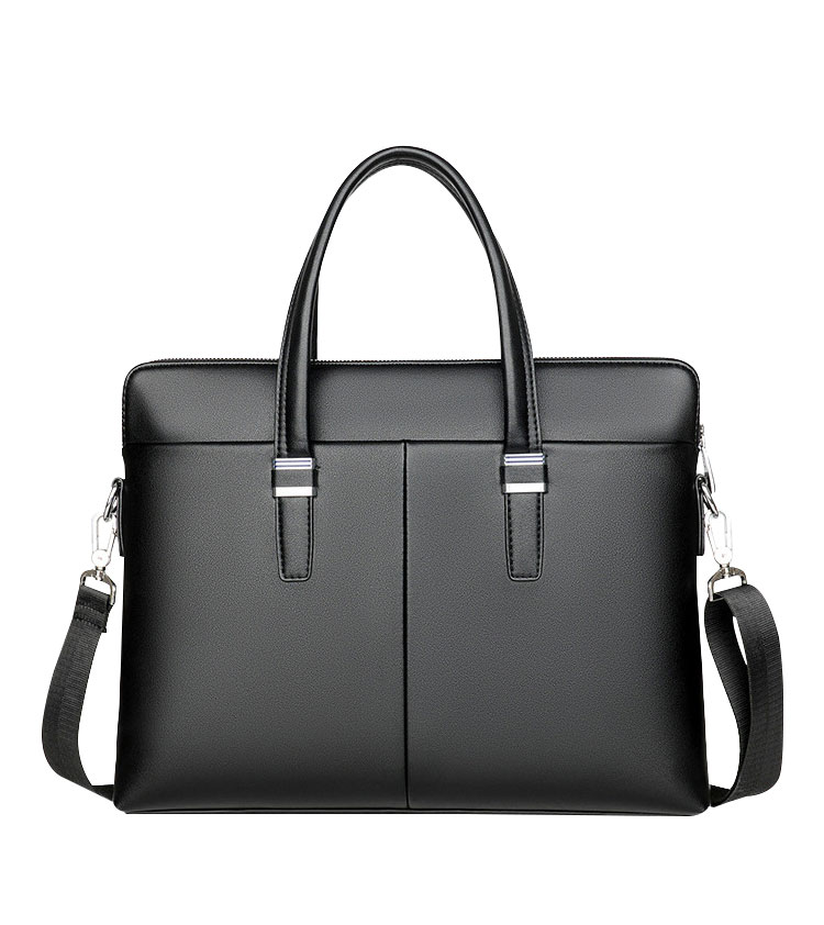 Whatna ビジネスバッグ メンズ 2wayショルダー 手提げ 厚手 レザー 大容量 ブリーフケース A4 15.6インチPC対応 旅行 出張 通勤 通学 就活 面接 バッグ かばん 男性用ブラウン 黒WA109-3