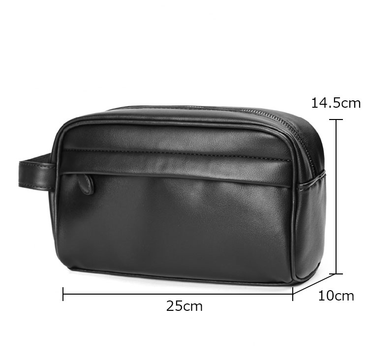 Whatna 革2way ミニセカンド バッグ メンズ 手提げバッグ クラッチ バッグ小さ 化粧かば ボックス型 手持ちバッグ ハンドバッグ フォーマル 冠婚葬祭 結婚式 バッグ紳士用 男性用 黒 XM-4084-6