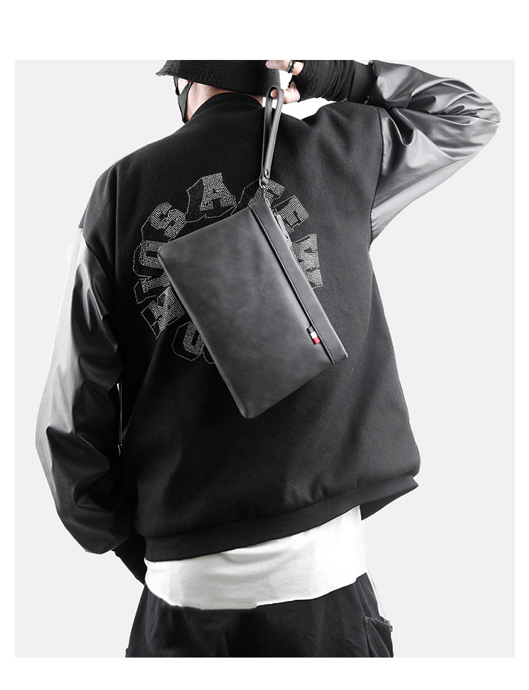 Whatna 2way革 セカンドバッグ メンズ バッグ クラッチ バッグ 本革 厚手 レザー B5 Ipad Mini収納可 手持ちバッグ 結婚式 バッグ フォーマル ビジネス 冠婚葬祭 バッグ 男性用 紳士用4076-1-7