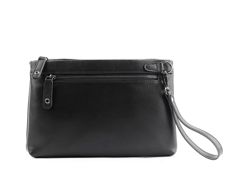 Whatna 2way革 セカンドバッグ メンズ バッグ クラッチ バッグ 本革 厚手 レザー B5 Ipad Mini収納可 手持ちバッグ 結婚式 バッグ フォーマル ビジネス 冠婚葬祭 バッグ 男性用 紳士用4076-1-4