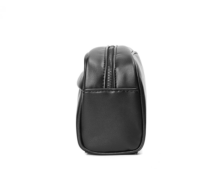 Whatna 革 2way ミニセカンド バッグ メンズ 手提げバッグ クラッチ バッグ小さ 化粧かば ボックス型 手持ちバッグ ハンドバッグ  フォーマル 冠婚葬祭 結婚式 バッグ紳士用 男性用 黒 XM-4084 | Whatna