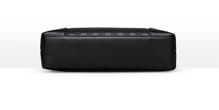 Whatna ショルダーバッグ メンズ メッセンジャーバッグ縦型 小さめ ビジネスバッグ 9.7インチipad収納可 革 通勤 通学 斜めがけバッグ オシャレ な シンプル な 軽量 実用 自転車 かばん男性用 黒0102-4