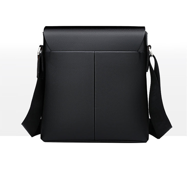 Whatna ショルダーバッグ メンズ メッセンジャーバッグ縦型 小さめ ビジネスバッグ 9.7インチipad収納可 革 通勤 通学 斜めがけバッグ オシャレ な シンプル な 軽量 実用 自転車 かばん男性用 黒0102-3