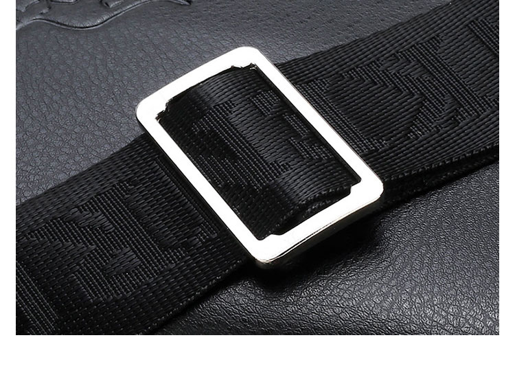 Whatna ショルダーバッグ メンズ メッセンジャーバッグ縦型 小さめ ビジネスバッグ 9.7インチipad収納可 革 通勤 通学 斜めがけバッグ オシャレ な シンプル な 軽量 実用 自転車 かばん男性用 黒0102-10