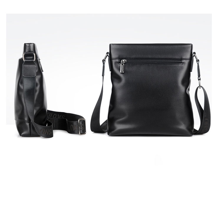 Whatna 革ショルダーバッグ メンズ メッセンジャーバッグ厚手 レザー 縦型 小さめビジネスバッグ ipad10.5収納可 革 通勤 通学 斜めがけバッグ オシャレ な シンプル な 軽量 実用 自転車 かばん男性用S8085-2