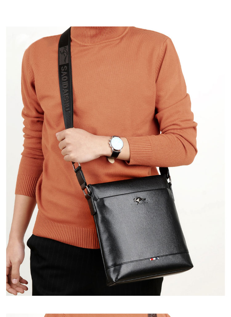 Whatna 革ショルダーバッグ メンズ メッセンジャーバッグ厚手 レザー 縦型 小さめビジネスバッグ ipad10.5収納可 革 通勤 通学 斜めがけバッグ オシャレ な シンプル な 軽量 実用 自転車 かばん男性用S8085-11