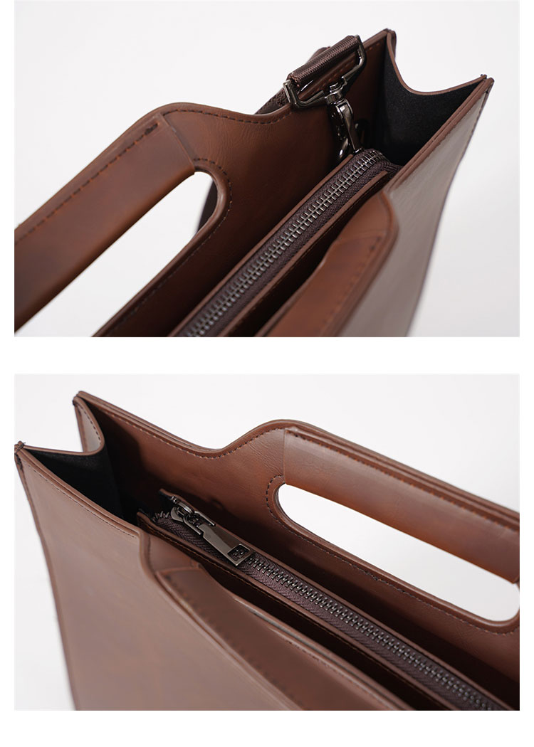 Whatna革 セカンド バッグ メンズ バッグ 3way クラッチ ショルダーバッグ トートバッグ 肩掛けバッグ 大さい A4 サイズ 15.6インチPC 収納可 ショルダーベルト付 ファイルバッグ ブリーフケース ビジネス バッグ 手持ち バッグ K4063-8