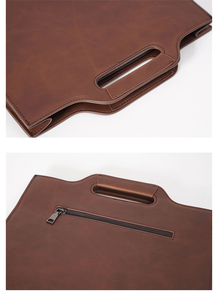 Whatna革 セカンド バッグ メンズ バッグ 3way クラッチ ショルダーバッグ トートバッグ 肩掛けバッグ 大さい A4 サイズ 15.6インチPC 収納可 ショルダーベルト付 ファイルバッグ ブリーフケース ビジネス バッグ 手持ち バッグ K4063-7