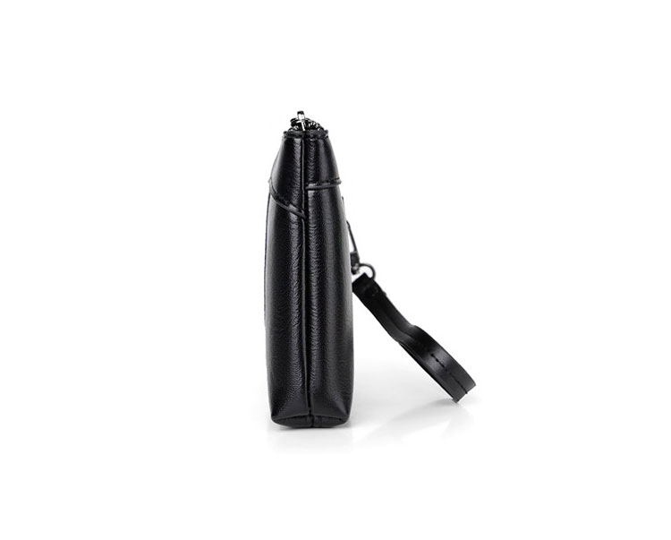 Whatna 2way 革 ミニセカンドバッグ メンズ バッグ クラッチ バッグ 小さい 厚手 レザー 小銭入れ 札入れ 3室仕切 手持ちバッグ 結婚式 バッグ フォーマル ビジネス 冠婚葬祭 バッグ 男性用 紳士用 黒 青 3017-3