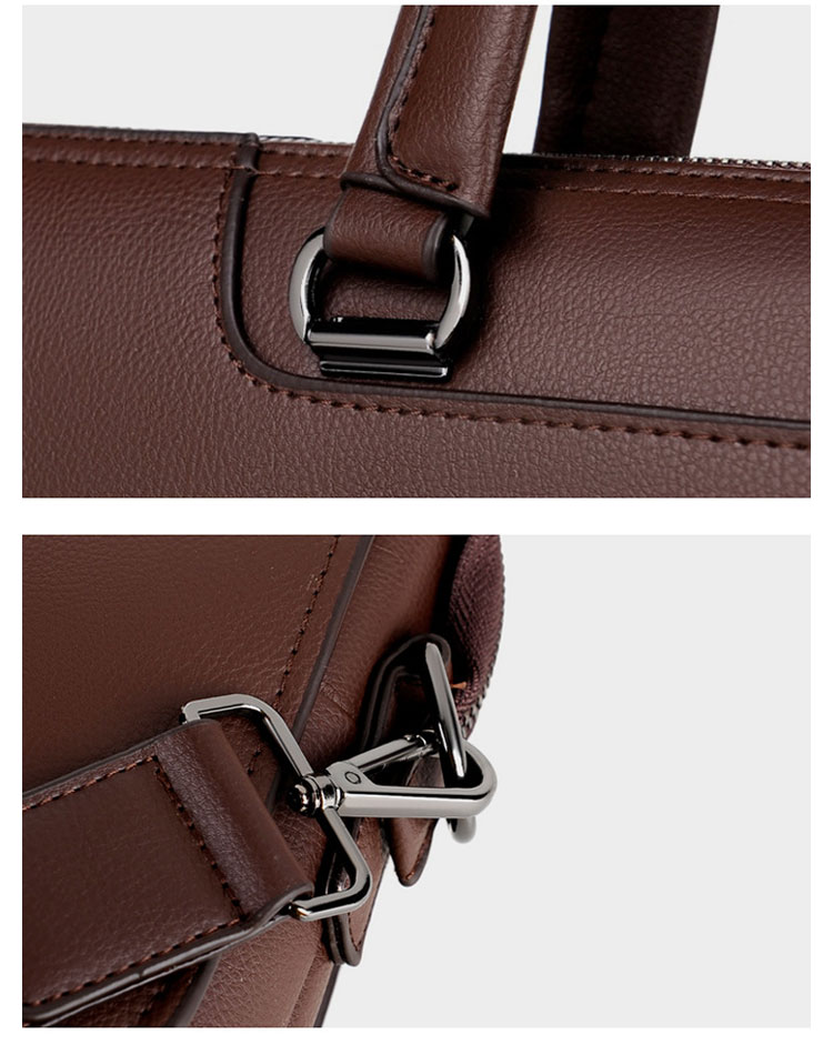 Whatna 革 ショルダーバッグ メンズ 2way 斜め掛け 手提げバッグ ビジネス バッグ セカンドバッグ 手持げバッグ A4  15インチPC収納可 横型 カジュアル フォーマル ビジネス 通学 通勤 肩掛け バッグ 自転車かばん プレゼント男性 BL9966-3-14