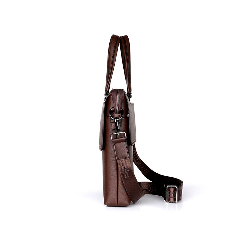 Whatna 革 ショルダーバッグ メンズ 2way 斜め掛け 手提げバッグ ビジネス バッグ セカンドバッグ 手持げバッグ A4  15インチPC収納可 横型 カジュアル フォーマル ビジネス 通学 通勤 肩掛け バッグ 自転車かばん プレゼント男性 BL9966-3-2