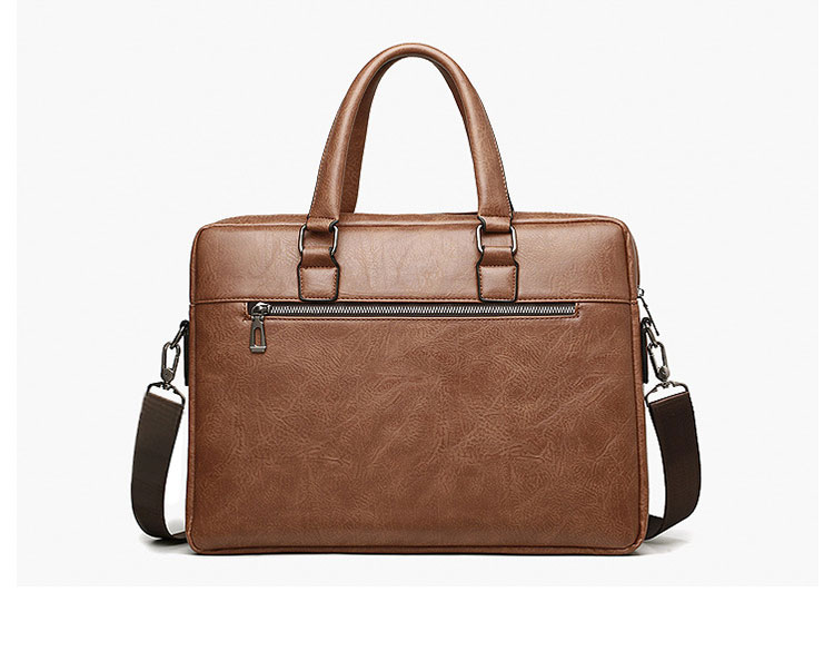 Whatna 革 ショルダーバッグ メンズ 2way 斜め掛け 手提げバッグ ビジネス バッグ セカンドバッグ 手持げバッグ A4  15.6インチPC収納可 横型 カジュアル フォーマル ビジネス 通学 通勤 肩掛け バッグ 自転車かばん プレゼント男性 8619-3