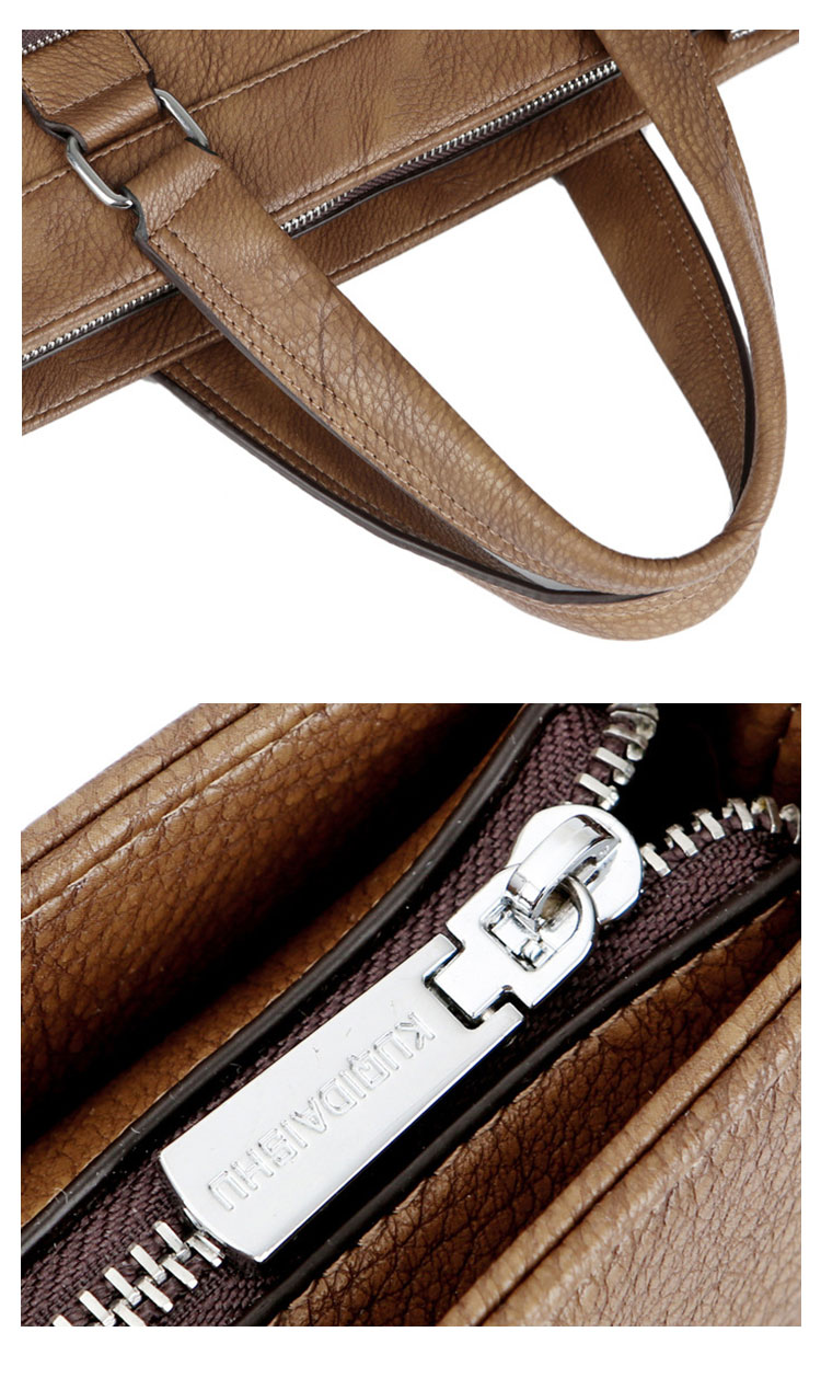 Whatna 革 ショルダーバッグ メンズ 2way 斜め掛け 手提げバッグ ビジネス バッグ セカンドバッグ 手持げバッグ A4サイズ収納可 横型 カジュアル フォーマル ビジネス 通学 通勤 肩掛け バッグ 自転車かばん プレゼント男性 68045-28-9