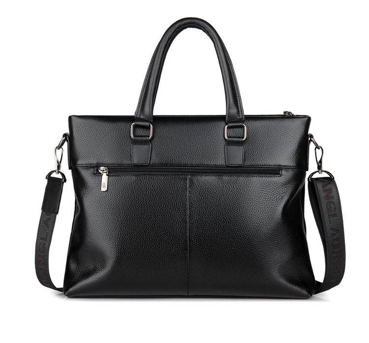 Whatna 革 ショルダーバッグ メンズ 2way 斜め掛け 手提げバッグ ビジネス バッグ セカンドバッグ 手持げバッグ A4  15インチPC収納可 横型 カジュアル フォーマル ビジネス 通学 通勤 肩掛け バッグ 自転車かばん プレゼント男性 L902-3