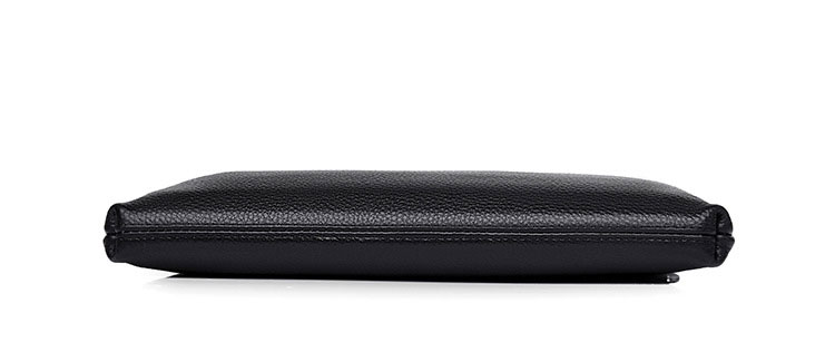 Whatna 2way 革 セカンドバッグ メンズ バッグ クラッチ バッグ 厚手 レザー B5カード6 枚収納可 小銭入れ 札入れ手持ちバッグ 結婚式 バッグ フォーマル  ビジネス 冠婚葬祭 バッグ 男性用 紳士用 黒-4