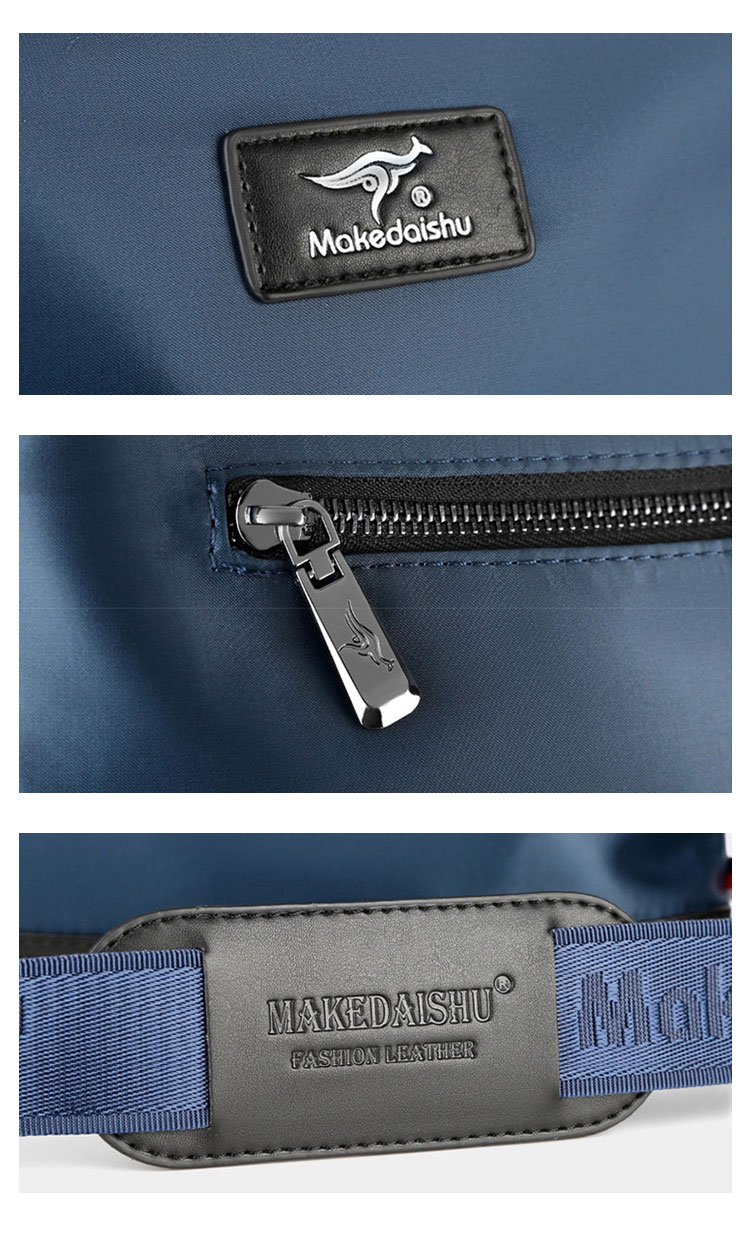 Whatna セカンド バッグ メンズ 3way クラッチ ショルダーバッグ 肩掛けバッグ 小さい ショルダーベルト付 ハンドストラップ付 防水高密度オックスフォード 婚式 バッグ ビジネス フォーマル 冠婚葬祭 バッグ紳士用 男性用 黒 青1267-11