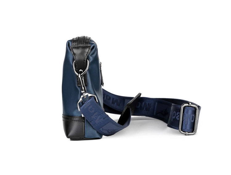 Whatna セカンド バッグ メンズ 3way クラッチ ショルダーバッグ 肩掛けバッグ 小さい ショルダーベルト付 ハンドストラップ付 防水高密度オックスフォード 婚式 バッグ ビジネス フォーマル 冠婚葬祭 バッグ紳士用 男性用 黒 青1267-3