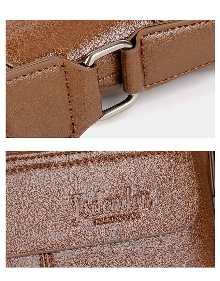 Whatna 革ショルダーバッグ メンズ メッセンジャーバッグ厚手 レザー 縦型 小さめビジネスバッグ ipad9.7収納可 革 通勤 通学 斜めがけバッグ オシャレ な シンプル な 軽量 実用 自転車 かばん男性用9001-1-12