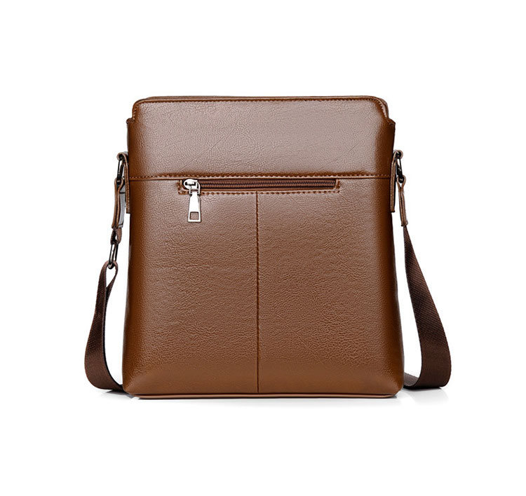 Whatna 革ショルダーバッグ メンズ メッセンジャーバッグ厚手 レザー 縦型 小さめビジネスバッグ ipad9.7収納可 革 通勤 通学 斜めがけバッグ オシャレ な シンプル な 軽量 実用 自転車 かばん男性用9001-1-3