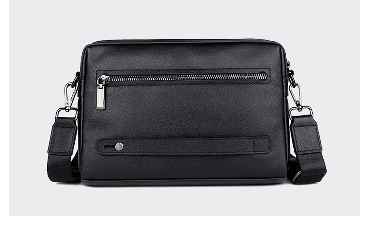 Whatna 天然 牛革 セカンド バッグ メンズ 3way クラッチ ショルダー 肩掛けバッグ 胸バッグ 手提げバッグ 小さい カード6枚収納可 ショルダーベルト付 ハンドストラップ付 本 革 結婚式 バッグ ビジネス フォーマル 冠婚葬祭 バッグ 黒 98382-3