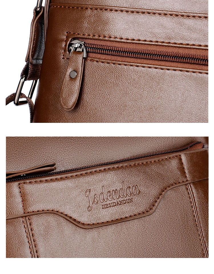 Whatna 革ショルダーバッグ メンズ メッセンジャーバッグ厚手 レザー 縦型 小さめビジネスバッグ ipad10.5収納可 革 通勤 通学 斜めがけバッグ オシャレ な シンプル な 軽量 実用 自転車 かばん男性用8309-1-15