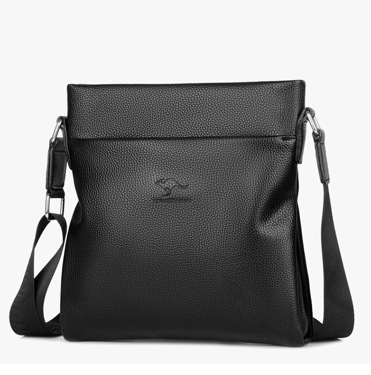 Whatna ショルダーバッグ メンズ メッセンジャーバッグ 縦型 小さめビジネスバッグ ipad9.7収納可 通勤 通学 斜めがけバッグ オシャレ な シンプル な 軽量 実用 自転車 かばん男性用9006-1