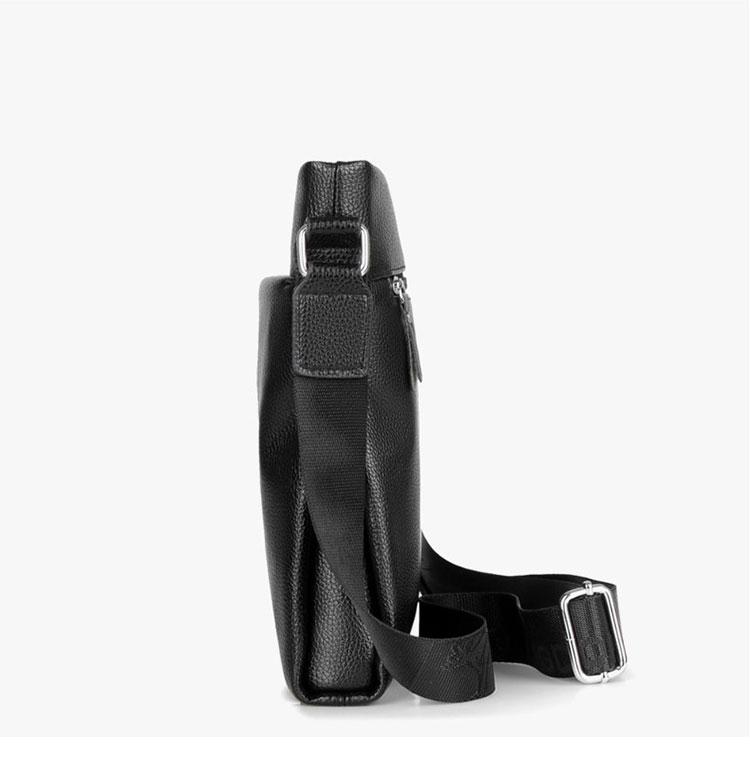 Whatna ショルダーバッグ メンズ メッセンジャーバッグ 縦型 小さめビジネスバッグ ipad9.7収納可 通勤 通学 斜めがけバッグ オシャレ な シンプル な 軽量 実用 自転車 かばん男性用9006-2