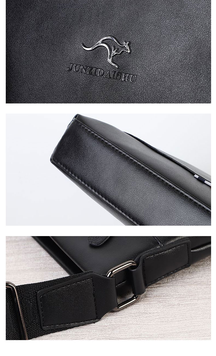 Whatna ショルダーバッグ メンズ メッセンジャーバッグ 縦型 小さめビジネスバッグ ipad9.7収納可 通勤 通学 斜めがけバッグ オシャレ な シンプル な 軽量 実用 自転車 かばん男性用09180-5