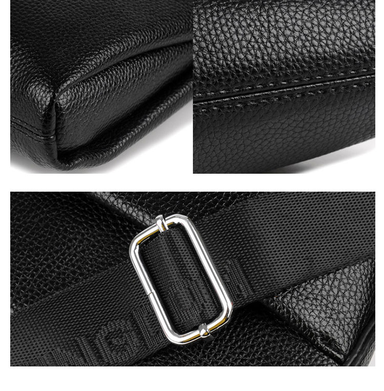 Whatna ショルダーバッグ メンズ メッセンジャーバッグ 縦型 小さめビジネスバッグ ipad9.7収納可 通勤 通学 斜めがけバッグ オシャレ な シンプル な 軽量 実用 自転車 かばん男性用9006-10